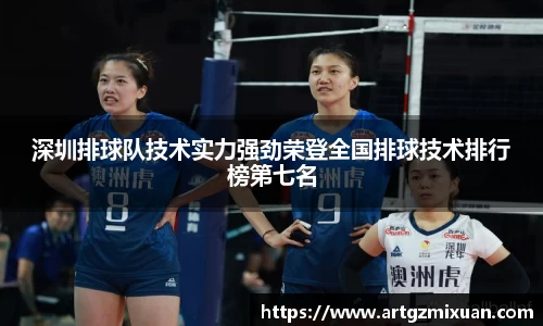 深圳排球队技术实力强劲荣登全国排球技术排行榜第七名